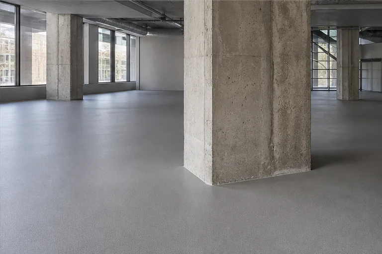 Spazio rappresentativo riqualificato con superficie continua